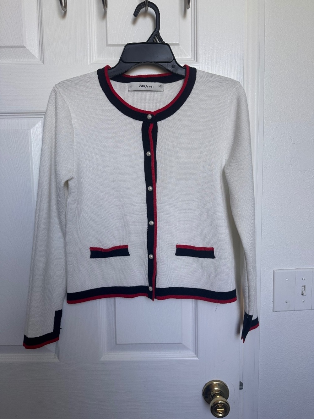 White Zara Knit Size M